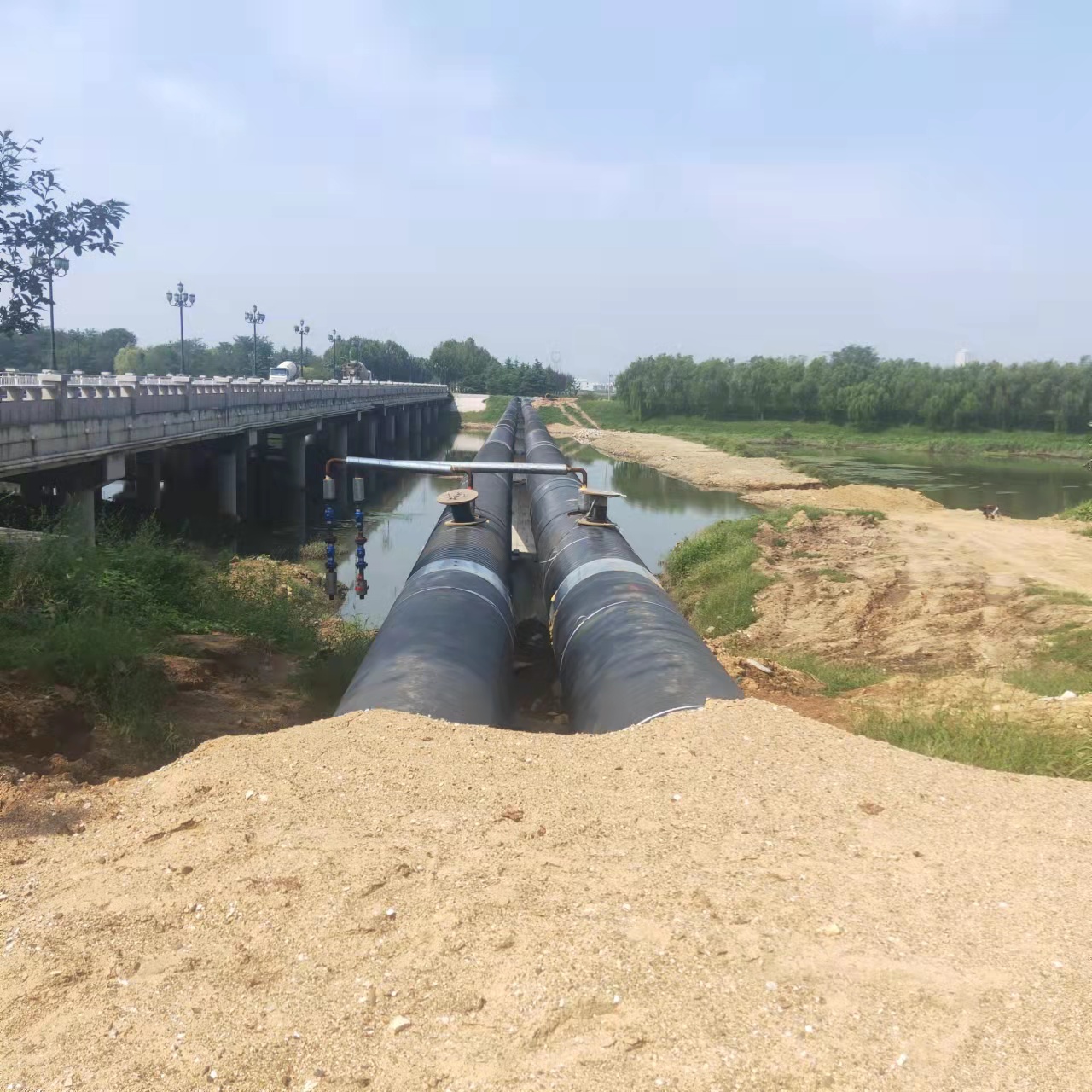 万州自来水输油管道清洗